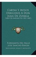 Cartas Y Avisos Dirigidos A Don Juan De Zuniga