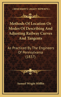 Methods Of Location Or Modes Of Describing And Adjusting Railway Curves And Tangents