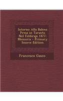Intorno Alla Balena Presa in Taranto Nel Febbrajo 1877