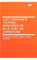 Lady Durham's Journal