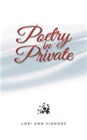 Poetry In Private: (English)