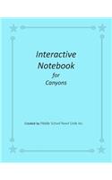 Interactive Notebook for Canyons