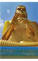 Golden Buddha Dambulla Sri Lanka Journal: 150 Page Lined Notebook/Diary: 150 Page Lined Notebook/Diary