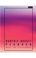 Monthly Budget Planner: Sweet Pink Pastel Large Budget Planner (8.5x11 Inches): Expense Tracker for 24 Months: Sweet Pink Pastel Large Budget Planner (8.5x11 Inches): Expense Tracker for 24 Months