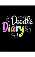 Doodle Diary: Blank Doodle Draw Sketch Books