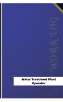 Water Treatment-Plant Operator Work Log
