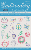 Embroidery Stencils Darling Motif Collection