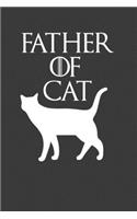 Father Of Cat: Perfect Gift Notebook For Daddy Cat, Cat owner, lover. Cute Cream Paper 6*9 Inch With 100 Pages Notebook For Writing Daily Routine, Journal and Hand