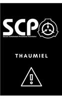 SCP Foundation - Thumiel Notebook - College-ruled notebook for scp foundation fans - 6x9 inches - 120 pages