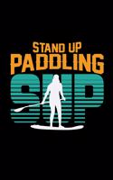 Stand up paddling SUP: 6x9 SUP - dotgrid - dot grid paper - notebook - notes