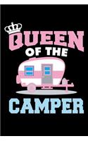 Queen of the Camper: A Journal, Notepad, or Diary to write down your thoughts. - 120 Page - 6x9 - College Ruled Journal - Writing Book, Personal Writing Space, Doodle, N