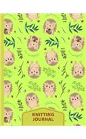 Hedgehogs Knitting Journal