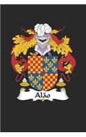 Alao: Alao Coat of Arms and Family Crest Notebook Journal (6 x 9 - 100 pages)