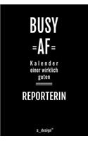 Kalender für Reporter / Reporterin: Immerwährender Kalender / 365 Tage Tagebuch / Journal [3 Tage pro Seite] für Notizen, Planung / Planungen / Planer, Erinnerungen, Sprüche