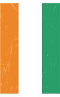 Ivory Coast Flag Journal: Ivory Coast Travel Diary, Côte d'Ivoire Souvenir, Lined Journal to Write in