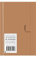 Natural pocket+ plain & simple 18 month planner 2017