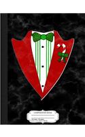 Christmas Party Tuxedo Composition Notebook