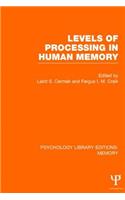 Levels of Processing in Human Memory (Ple: Memory)
