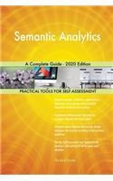 Semantic Analytics A Complete Guide - 2020 Edition