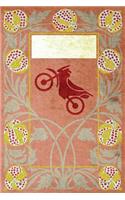 Monogram Motocross Notebook: Blank Journal Diary Log(60 Monogram Nouveauthree 150 Lined)