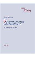 Old Jewish Commentaries on the Song of Songs I