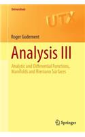 Analysis III