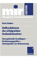 Einflussfaktoren Des Erfolgreichen Auslandseinsatzes
