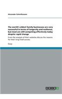 The world's oldest family businesses are very successful in terms of longevity and resilience, but most are still competing effectively today despite rapid change