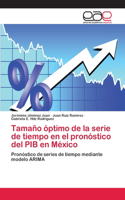 Tamaño óptimo de la serie de tiempo en el pronóstico del PIB en México