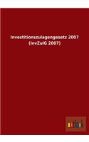 Investitionszulagengesetz 2007 (Invzulg 2007)