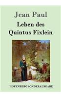 Leben des Quintus Fixlein