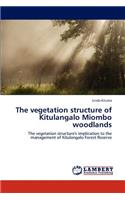 The Vegetation Structure of Kitulangalo Miombo Woodlands: (English)