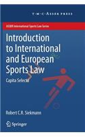 Introduction to International and European Sports Law