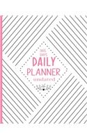 365 Days Daily Planner Undated