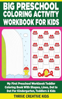Big Preschool Coloring Activity Workbook For Kids