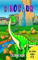 Dinosaurs Coloring Book for Kids Ages 4-8: Dinosaurs Coloring Book for Kids great gift for Boys & Girls, magic coloring books for Kids Dinosaur (Premium Abstract Cover vol.31)