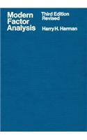 Modern Factor Analysis