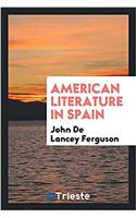 American Literature in Spain