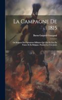 Campagne De 1815