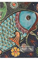 Koi Fish Motif Enamel Art 2020 Calendar Planner Organizer