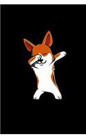 Corgi Dabbing: Notebook Journal Diary 110 Lined pages