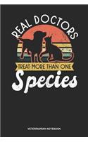 Veterinarian Notebook: Dotted Log Book For Veterinarian Or Vet Technician: Vet Medicine Journal - Treat More Than One Species Gift