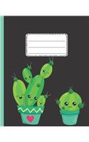 Kids Kawaii Cactus Notebook