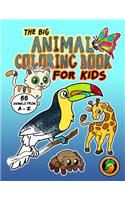 Big Animal Coloring Book for Kids - 55 Animals from A-Z