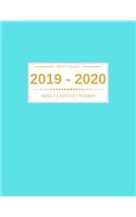 2019 - 2020 Planner Weekly And Monthly