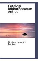 Catalogi Bibliothecarum Antiqui