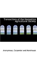 Transactions of the Hampshire Agricultural Society