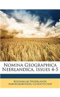 Nomina Geographica Neerlandica, Issues 4-5