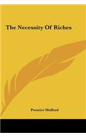 The Necessity of Riches