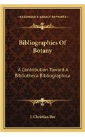 Bibliographies Of Botany